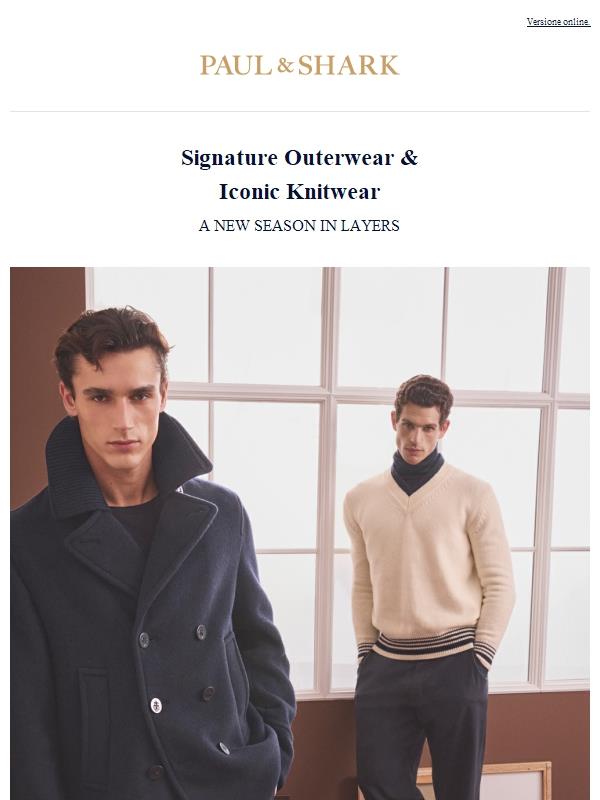 Signature Outerwear & Iconic Knitwear