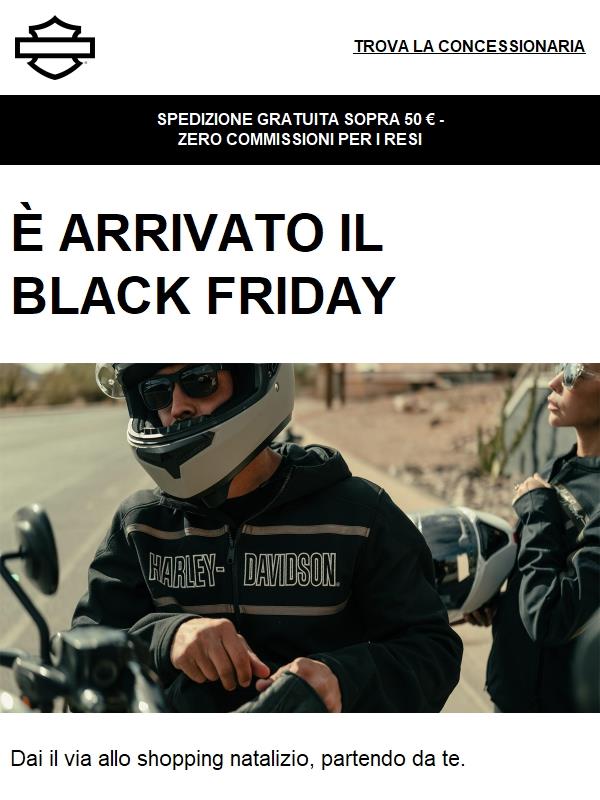 Il Black Friday è arrivato da H-D
