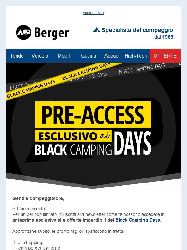 ⭐ Accesso Esclusivo: Black Camping Days