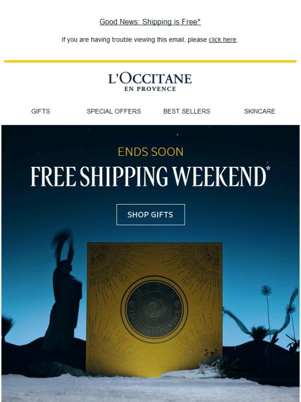 Free Shipping Ends Soon 🚨