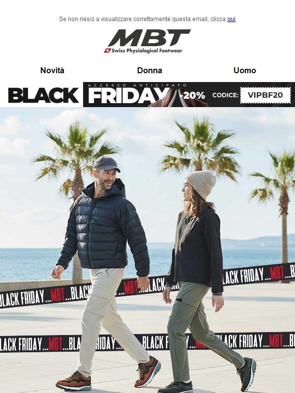 Esplora in Black: Accesso anticipato esclusivo -20%