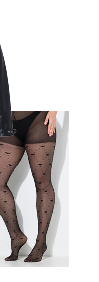 Collant con design con cuori