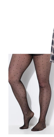 Collant con design a pallini