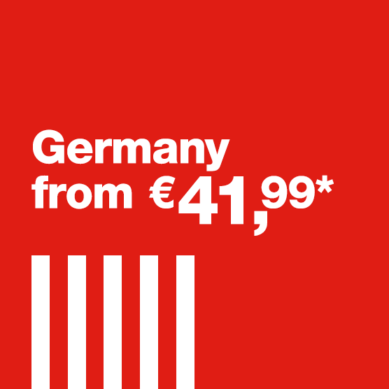 Germany from €41,99 *