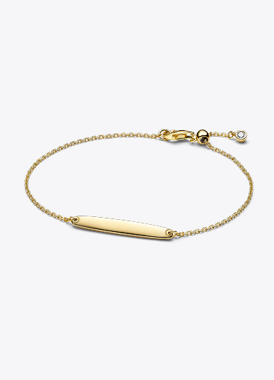 Engravable Bar Chain Bracelet