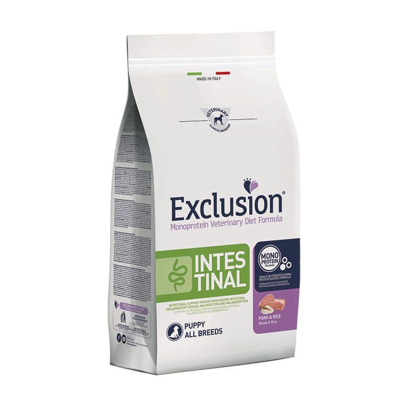 Exclusion Diet Intestinal Puppy Maiale e Riso All Breeds per Cuccioli - 2 Kg