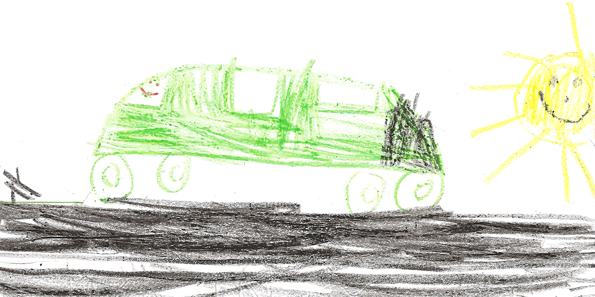 My dream trip - child illustration