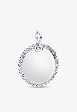 Engravable Round Tag Pendant