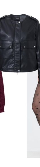 Giacca in similpelle