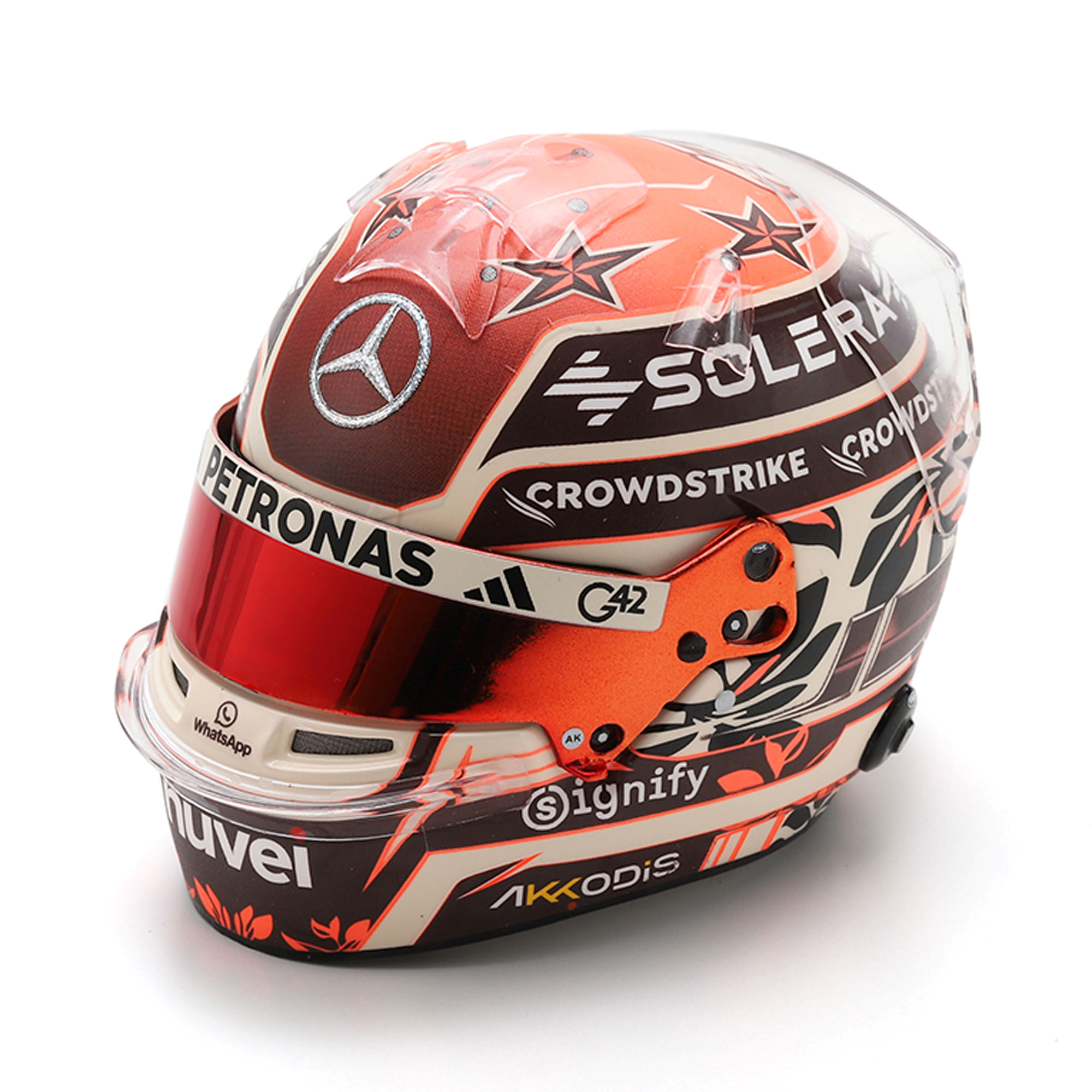 Casco Mercedes AMG Petronas Kimi Antonelli Miami GP 2025 1:5