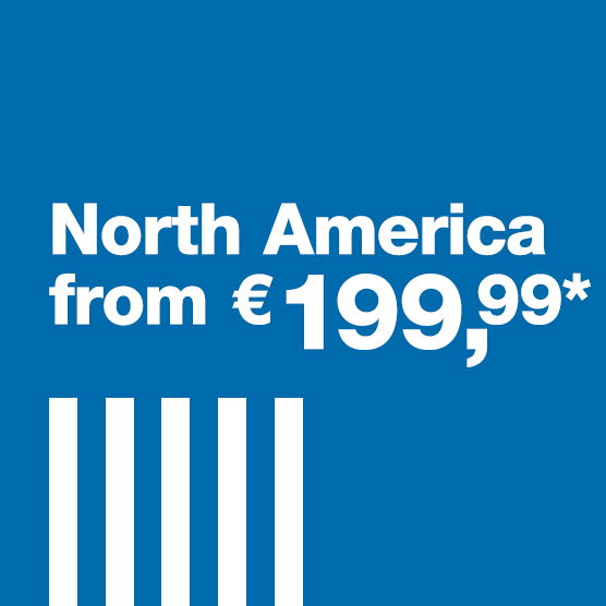 North America from 199,99 €