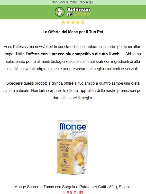 🐶 😺Gli alimenti per il tuo amico a quattro zampe al prezzo più basso del web!