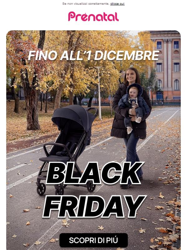 BLACK FRIDAY: sconti fino al -50% ti aspettano!