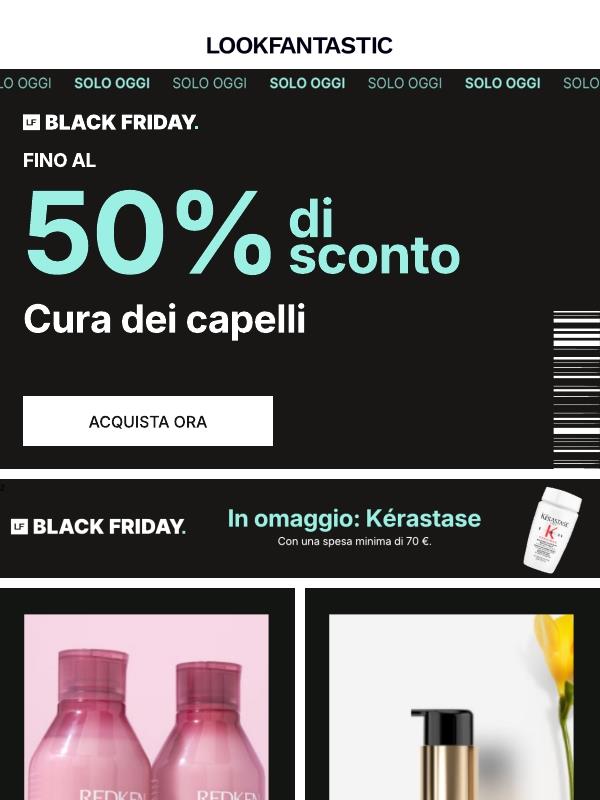 Capelli da sogno? Ora fino al -50%!