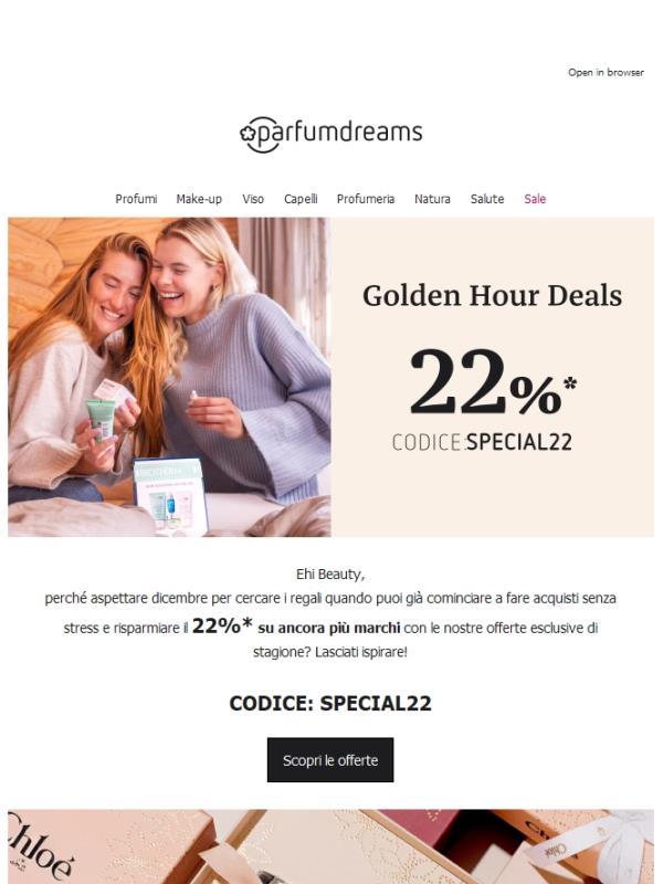 -22% | In cerca di idee regalo? 🎀