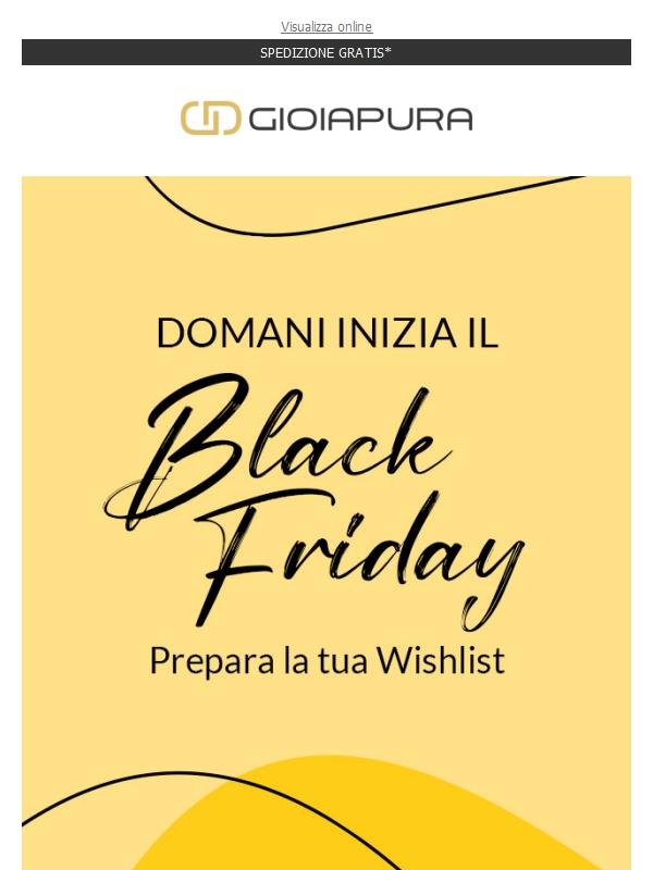 Il countdown è iniziato: il Black Friday sta arrivando! 🖤