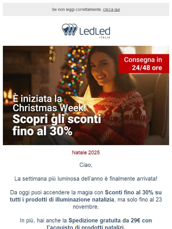 ! È iniziata la Christmas Week! ✨