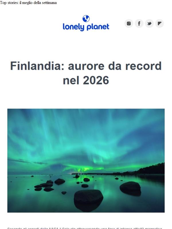 Aurore, terme e altre meraviglie per l'inverno