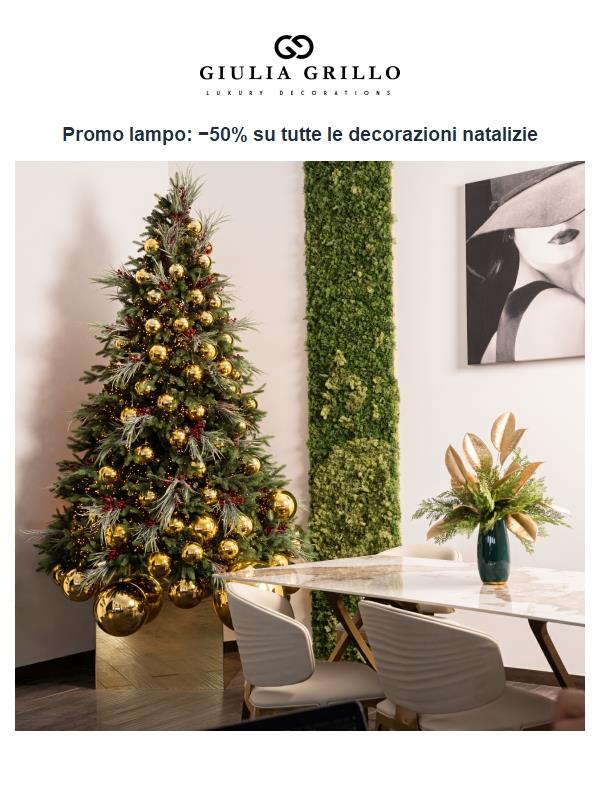 ⚡ Promo lampo: -50% su tutte le palline natalizie