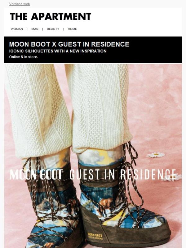 MOON BOOT ⚫️ GUEST IN RESIDENCE