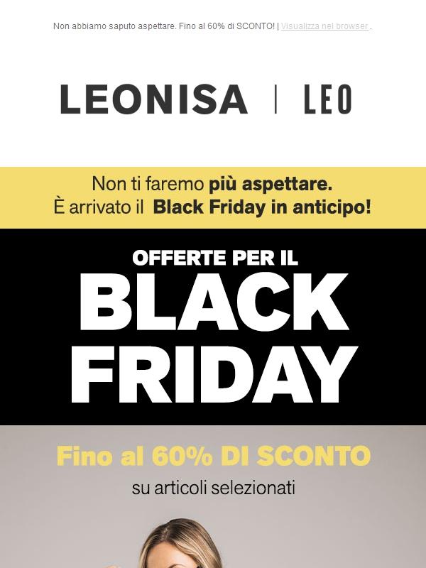 Il Black Friday ⏱️ inizia ORA