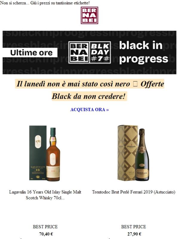 Black in Progress 🧐 Hai visto che offerte?