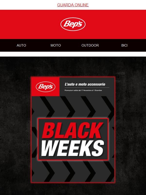 ⚫ Non perdere le BLACK WEEKS: affrettati!