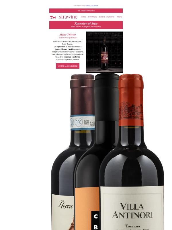 Sfumature di grandezza, dai Super Tuscan ai grandi francesi