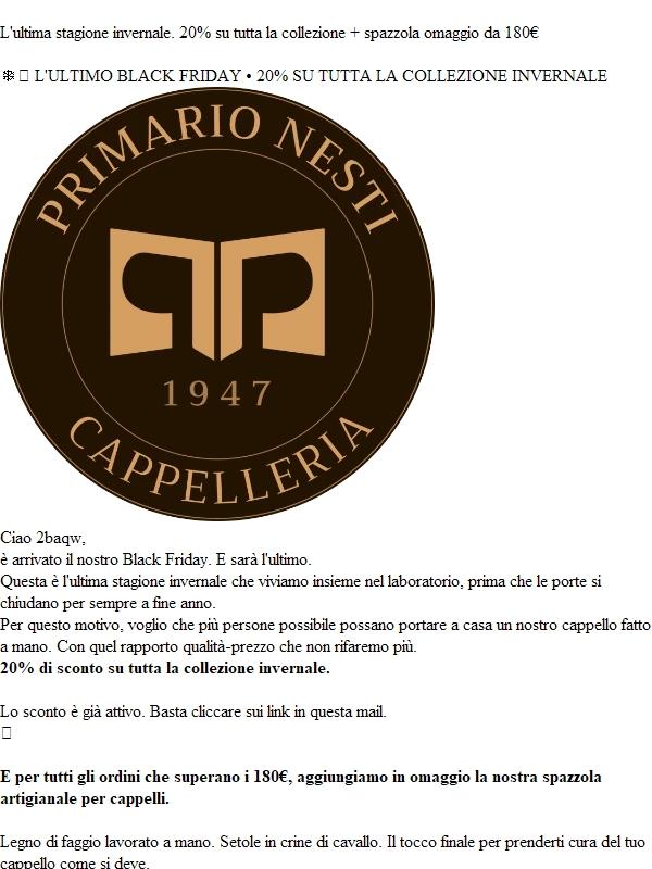 🎁 L'ultimo Black Friday insieme