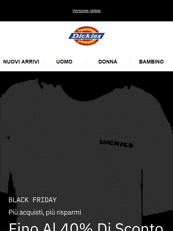 Il Black Friday inizia prima! 🖤