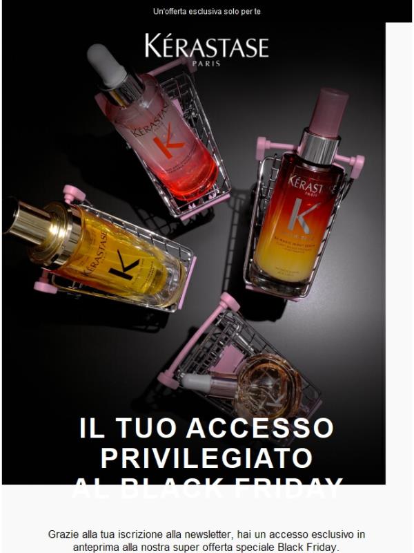 48 ore di accesso privilegiato al Black Friday