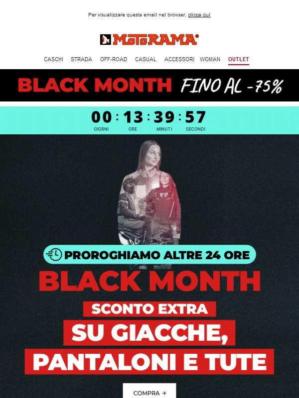 Il Black Month continua! 🖤🚀