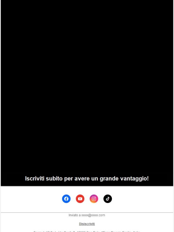 Black Friday: iscriviti alla Lista Esclusiva per un grande vantaggio.