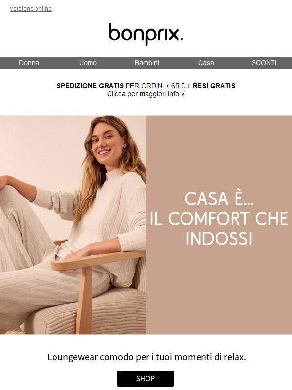 Loungewear comodo per i tuoi momenti di relax ♡