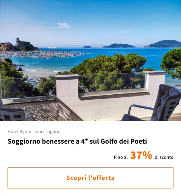 Soggiorno benessere a 4* sul Golfo dei Poeti