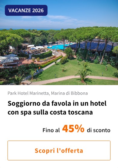 Soggiorno da favola in un hotel con spa sulla costa toscana