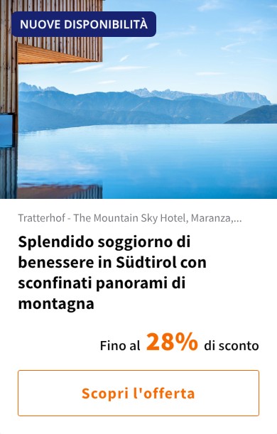 Splendido soggiorno di benessere in Südtirol con sconfinati panorami di montagna