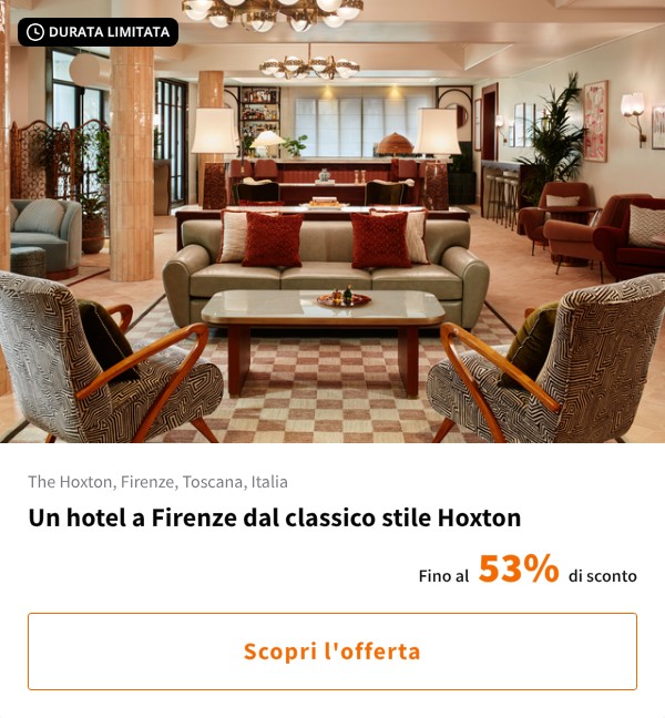 Un hotel a Firenze dal classico stile Hoxton