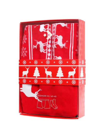 Set Regalo Natalizio da Uomo: Boxer e Calzini | MBS1800-007