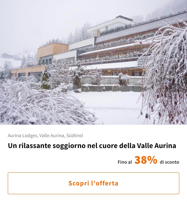 Un rilassante soggiorno nel cuore della Valle Aurina