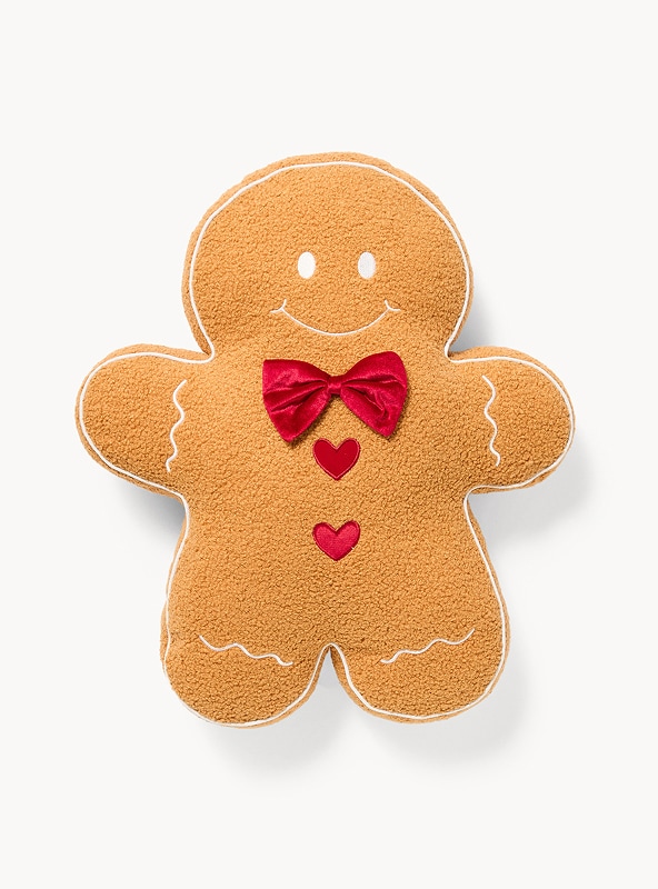 Cuscino a forma di omino marzapane