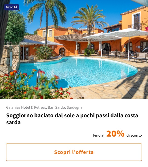 Soggiorno baciato dal sole a pochi passi dalla costa sarda