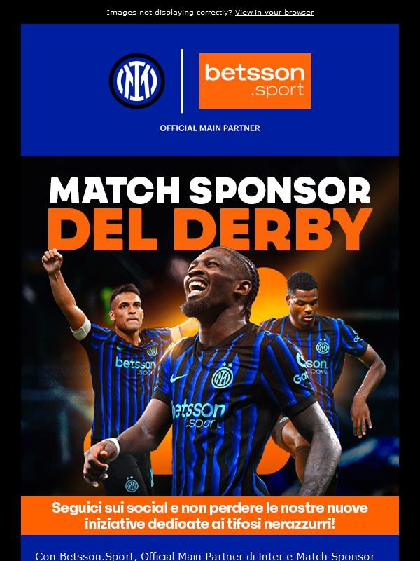 Betsson.Sport ha un invito per te! 🖤💙