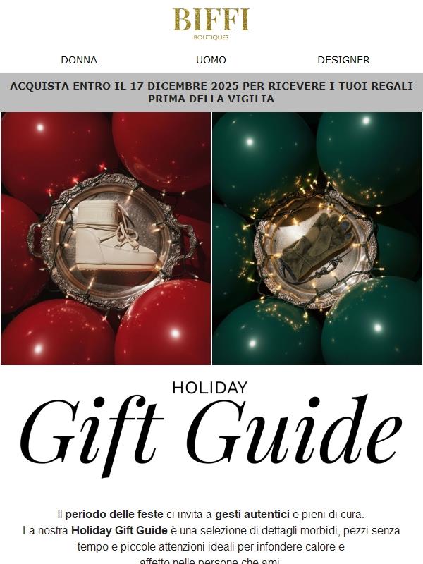 Holiday Gift Guide✨| BIFFI.COM