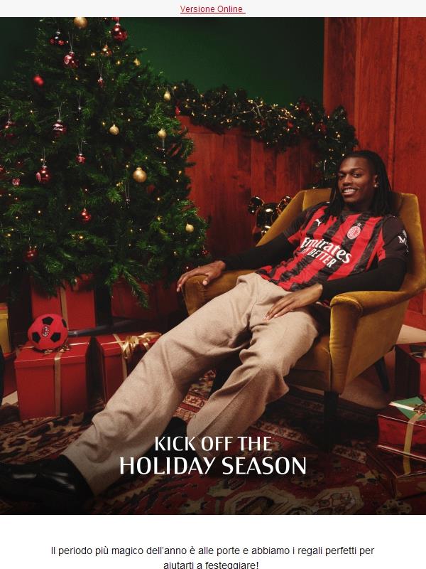 Preparati alle feste con lo stile AC Milan