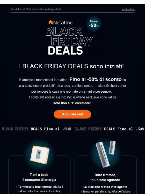 🔥 BLACK FRIDAY DEALS: via alle danze!
