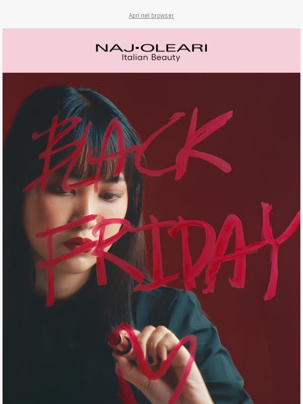 Il Black Friday inizia ora ✨🖤