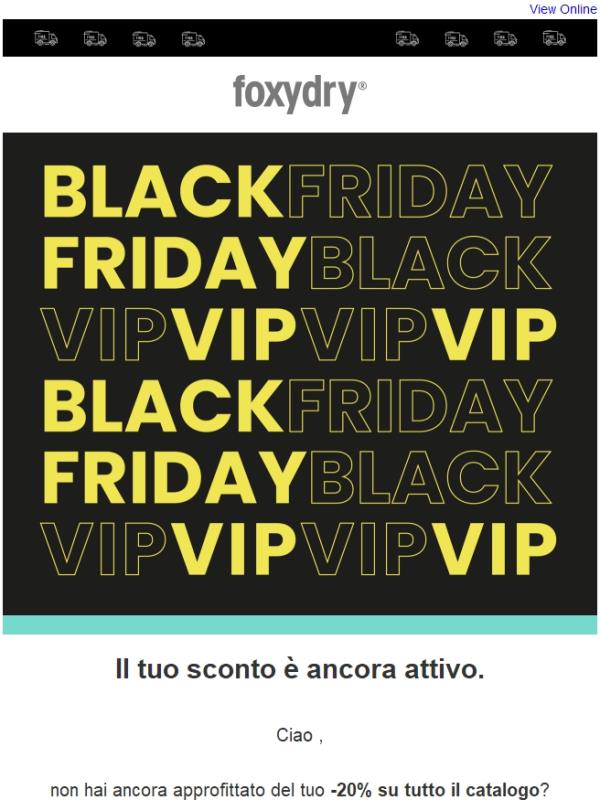 Non hai ancora usato il tuo sconto?
