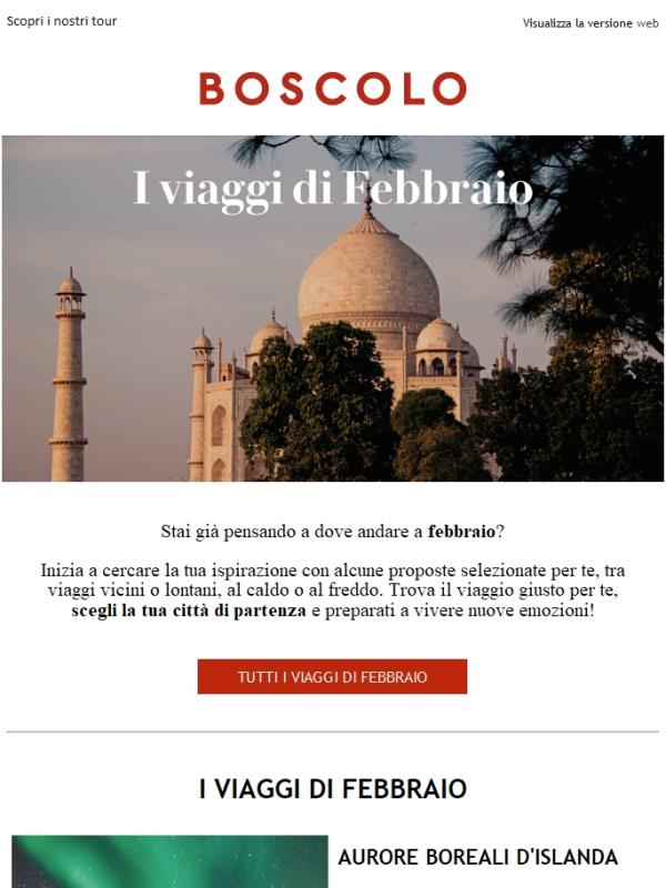 Viaggi di febbraio 2026: idee per te