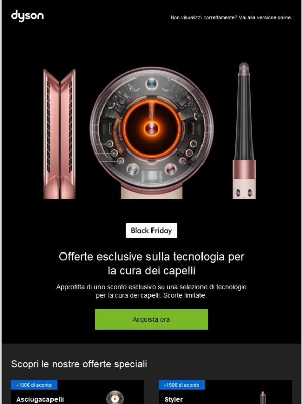 Solo per te: 4 Offerte Speciali sulla tecnologia Dyson per capelli